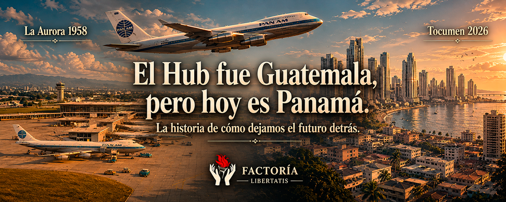 Vista de un aeropuerto internacional que representa el potencial de Guatemala para convertirse en un hub aéreo regional frente al modelo desarrollado por Panamá.