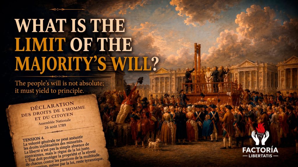 Illustration representing the relationship between rights, responsibilities, individual liberty and civic duties in a democratic society.