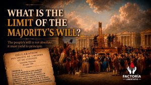 Illustration representing the relationship between rights, responsibilities, individual liberty and civic duties in a democratic society.